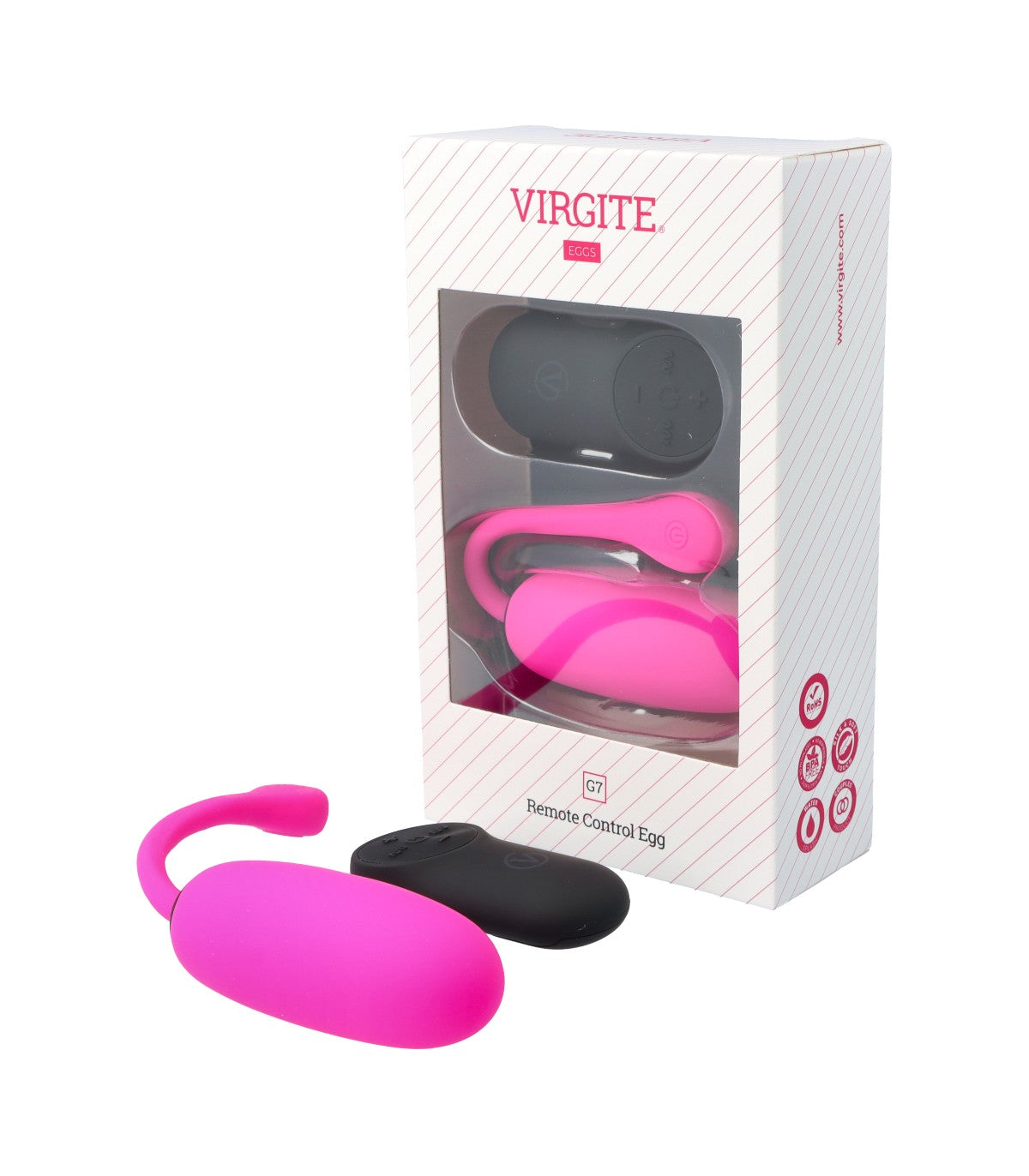 G7 VIBRATING EGG PINK RECHARGEABLE