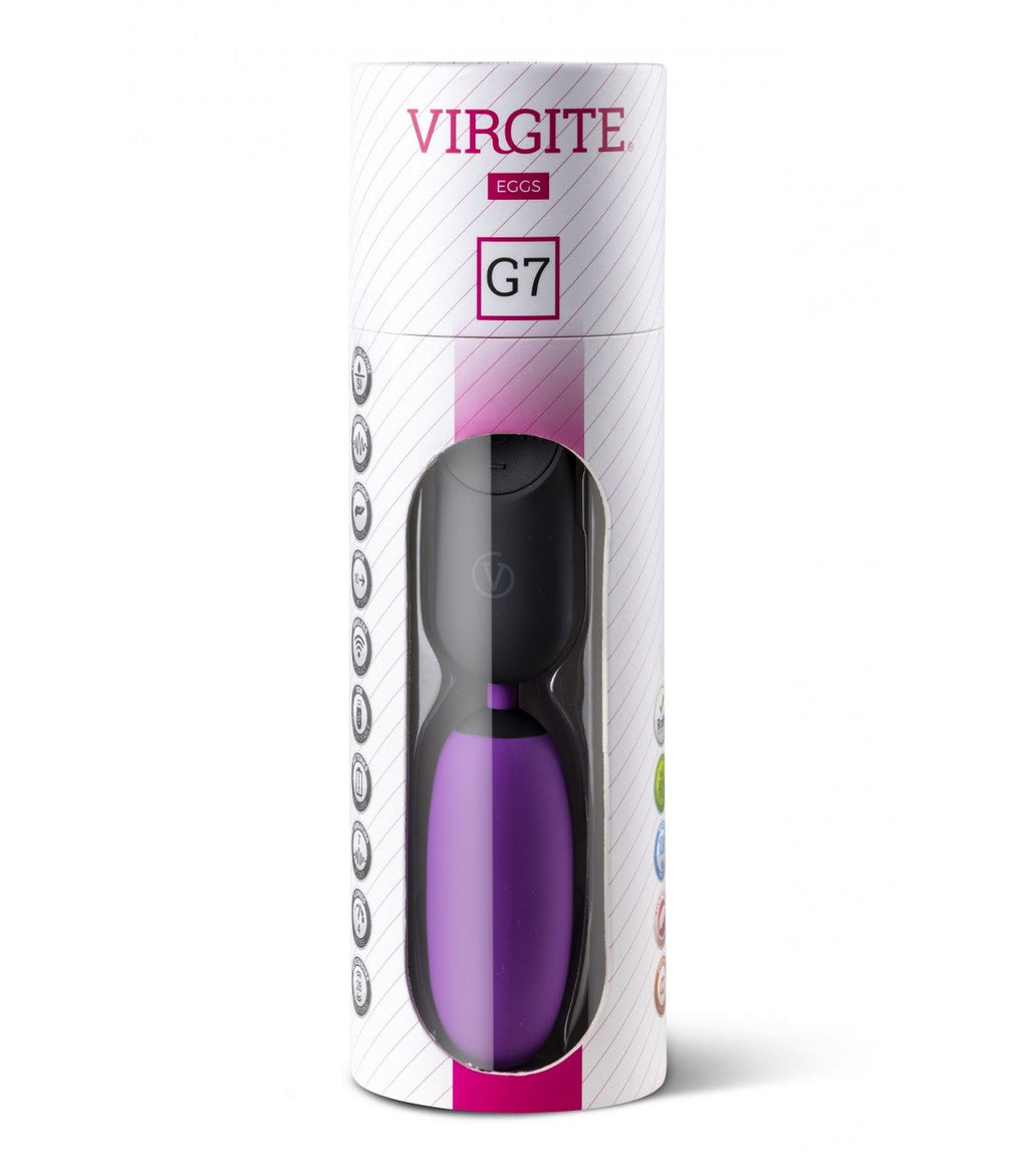 G7 RECHARGEABLE VIBRATING PURPLE EGG