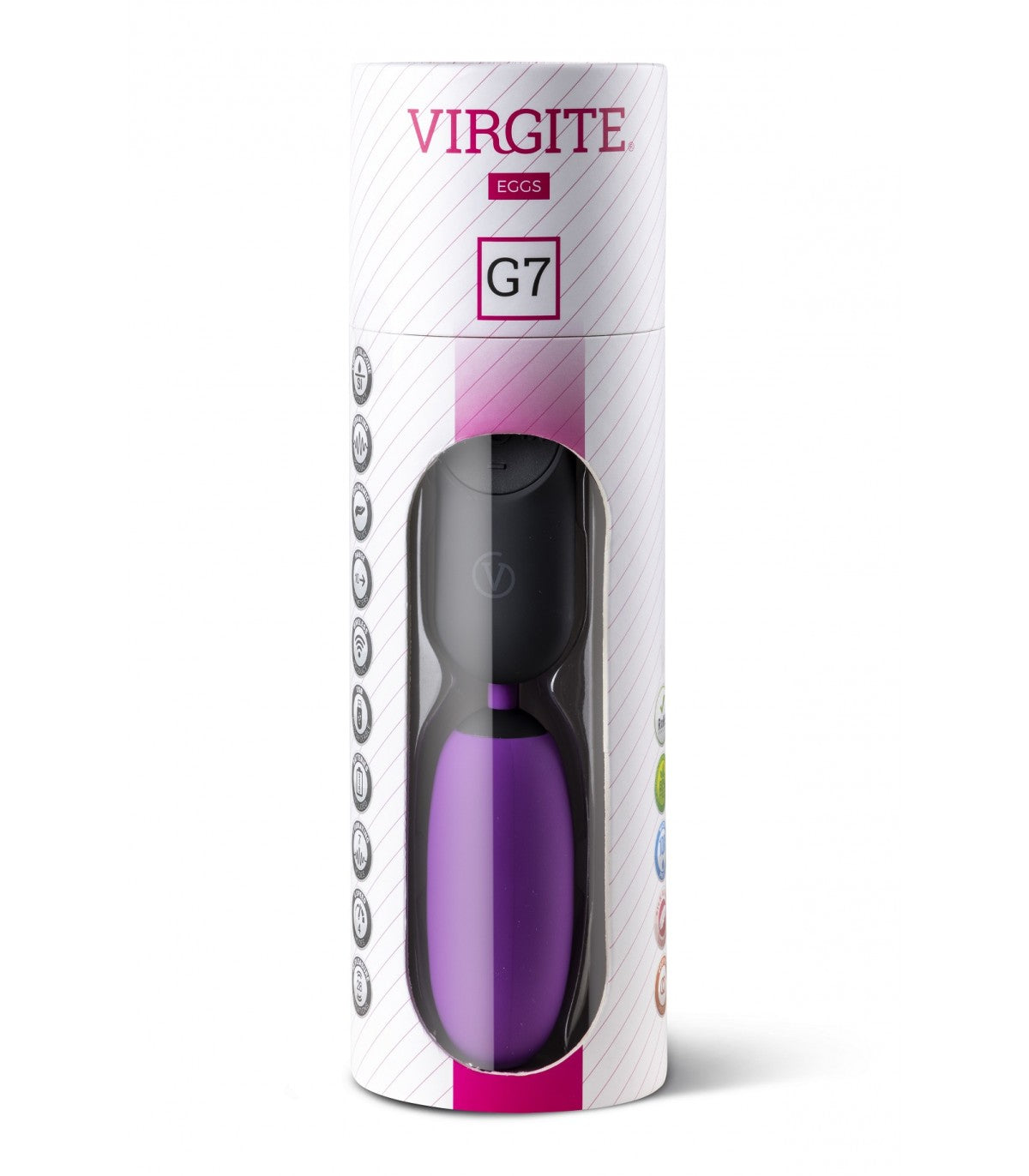 G7 RECHARGEABLE VIBRATING PURPLE EGG