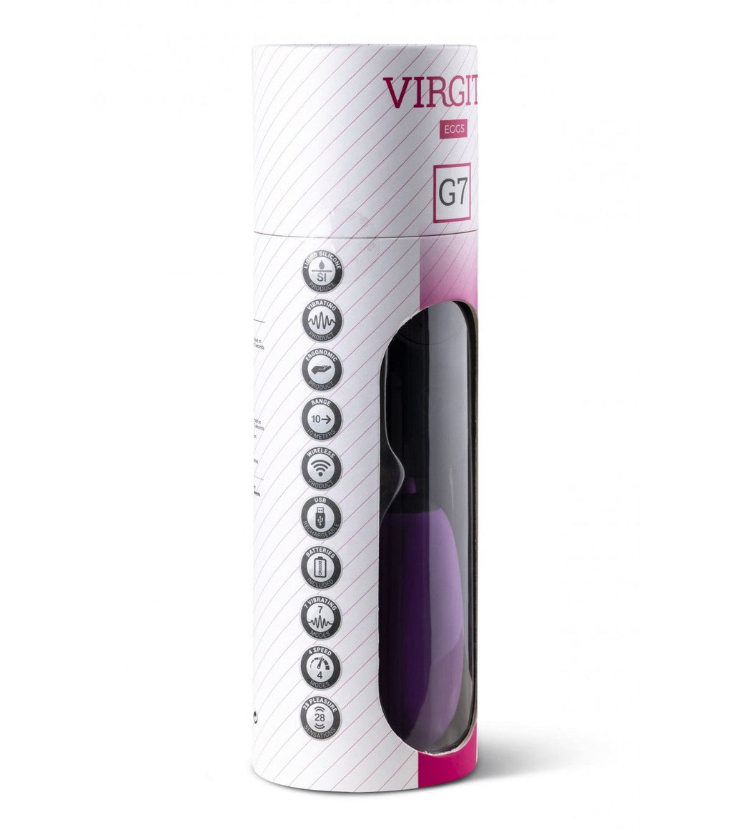 G7 RECHARGEABLE VIBRATING PURPLE EGG