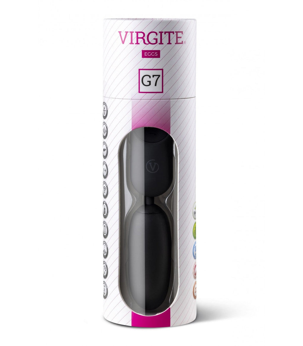 RECHARGEABLE EGG VIBRATOR G7 BLACK