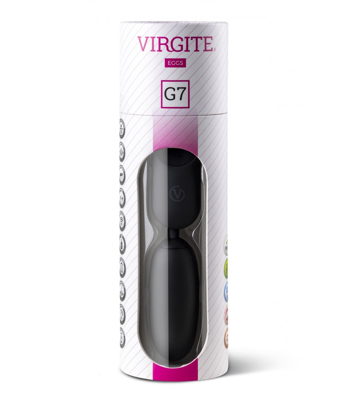 RECHARGEABLE EGG VIBRATOR G7 BLACK