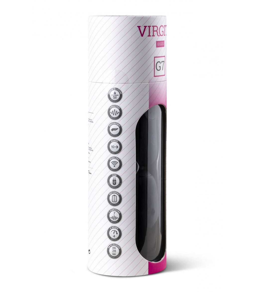 RECHARGEABLE EGG VIBRATOR G7 BLACK