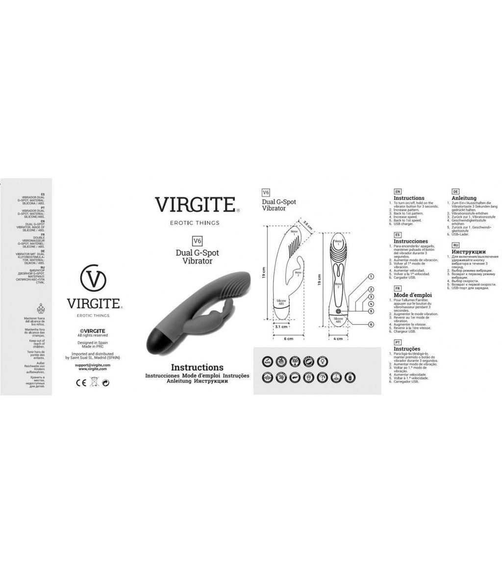 RECHARGEABLE VIBRATOR PINK V6