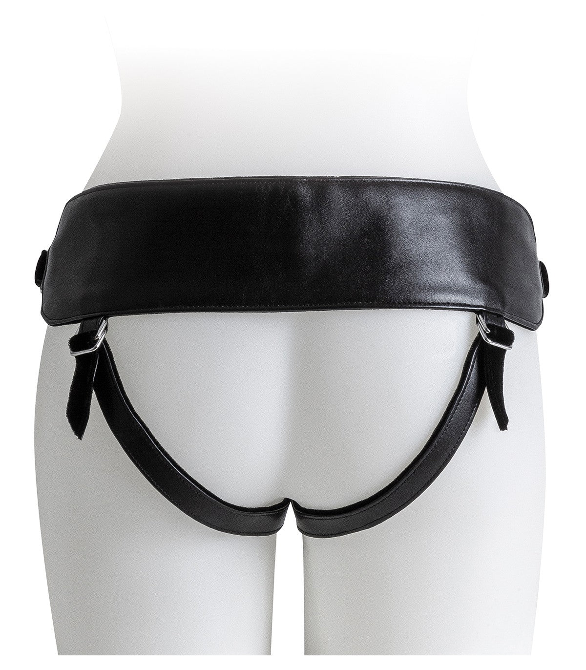 HARNESS WITH BLACK DILDO SIZE M