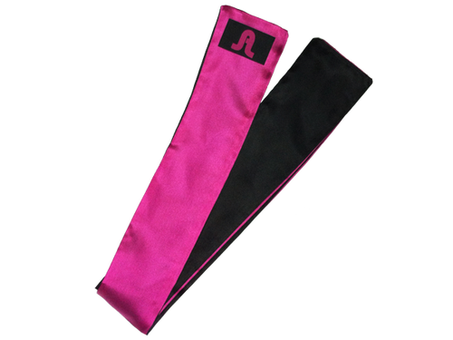 Adrien Lastic - Satin Headband - Purple and Black