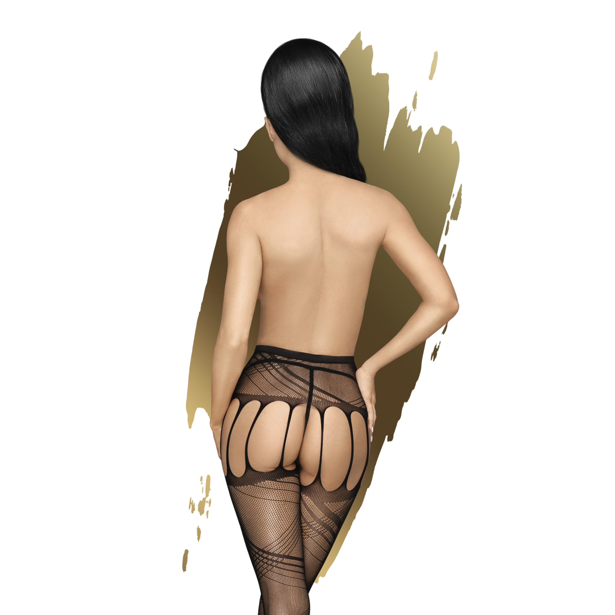 Penthouse - No excuses S-L black - 1 piece