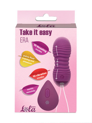 Lola Games - Era Pulsating Vibrating Egg - Purple