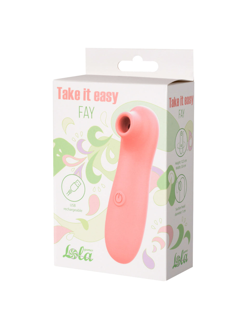 Lola Games - Rechargeable Clitoris Sucker Fay - Peach Color