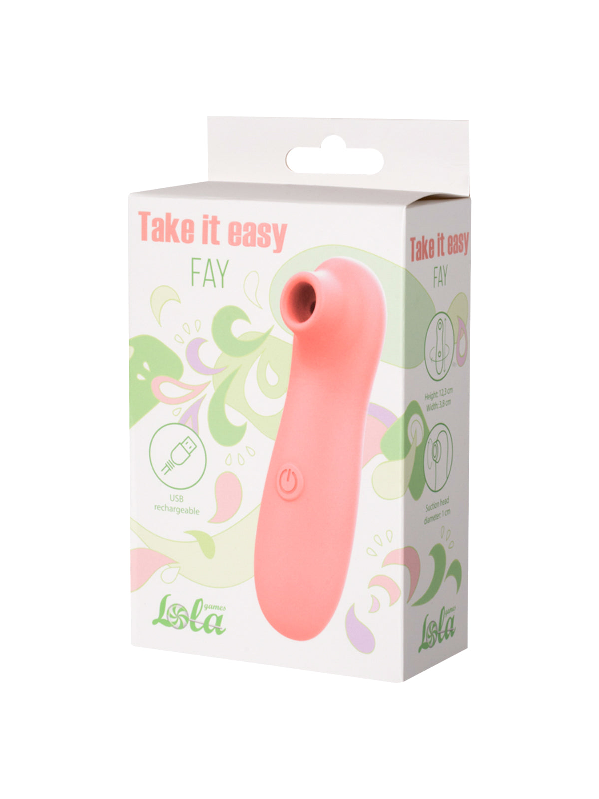 Lola Games - Rechargeable Clitoris Sucker Fay - Peach Color