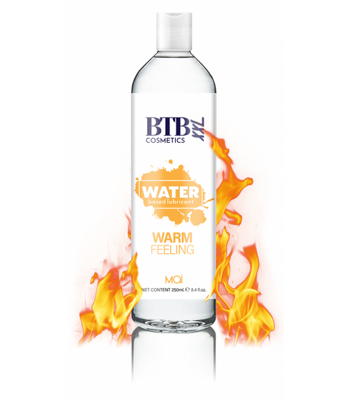 BTB Cosmetics - Warming Water-Based Lubricant - 250 ml