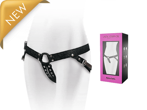 Adrien Lastic - Elasticated Strap-On - Black