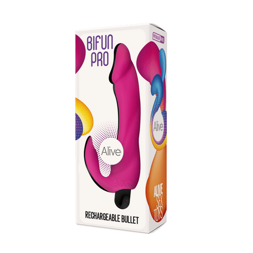 Alive - Bifun Pro G-Spot Vibrator - Pink