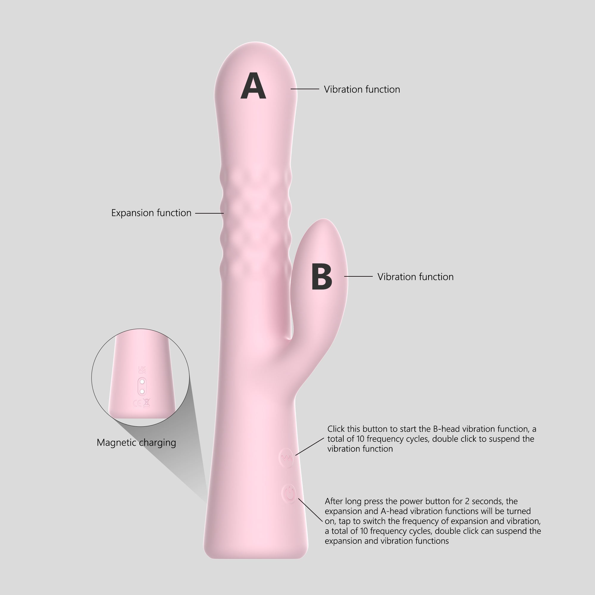 SinsFactory Selection - Multi-Functional Swelling Vibrator - Miya