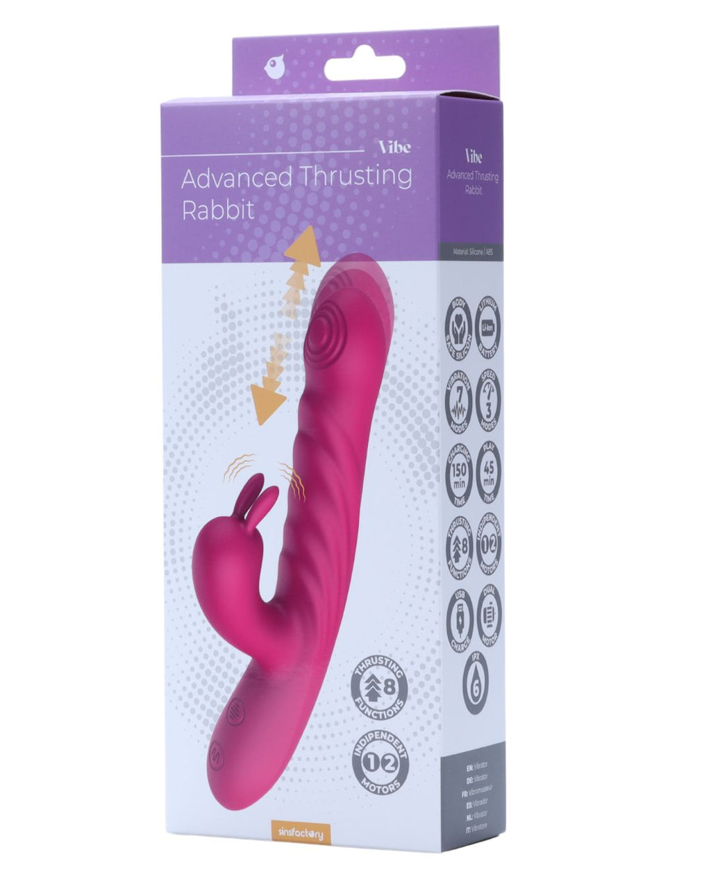 SinsFactory - Advanced Thrusting Rabbit - Fuchsia