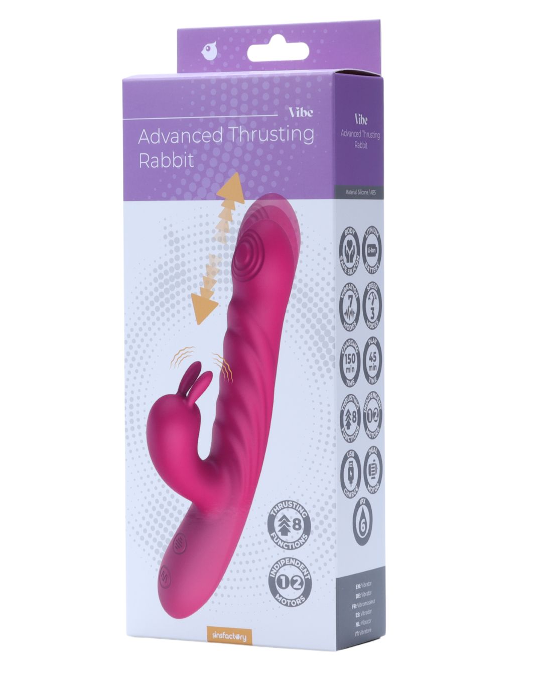 SinsFactory - Advanced Thrusting Rabbit - Fuchsia