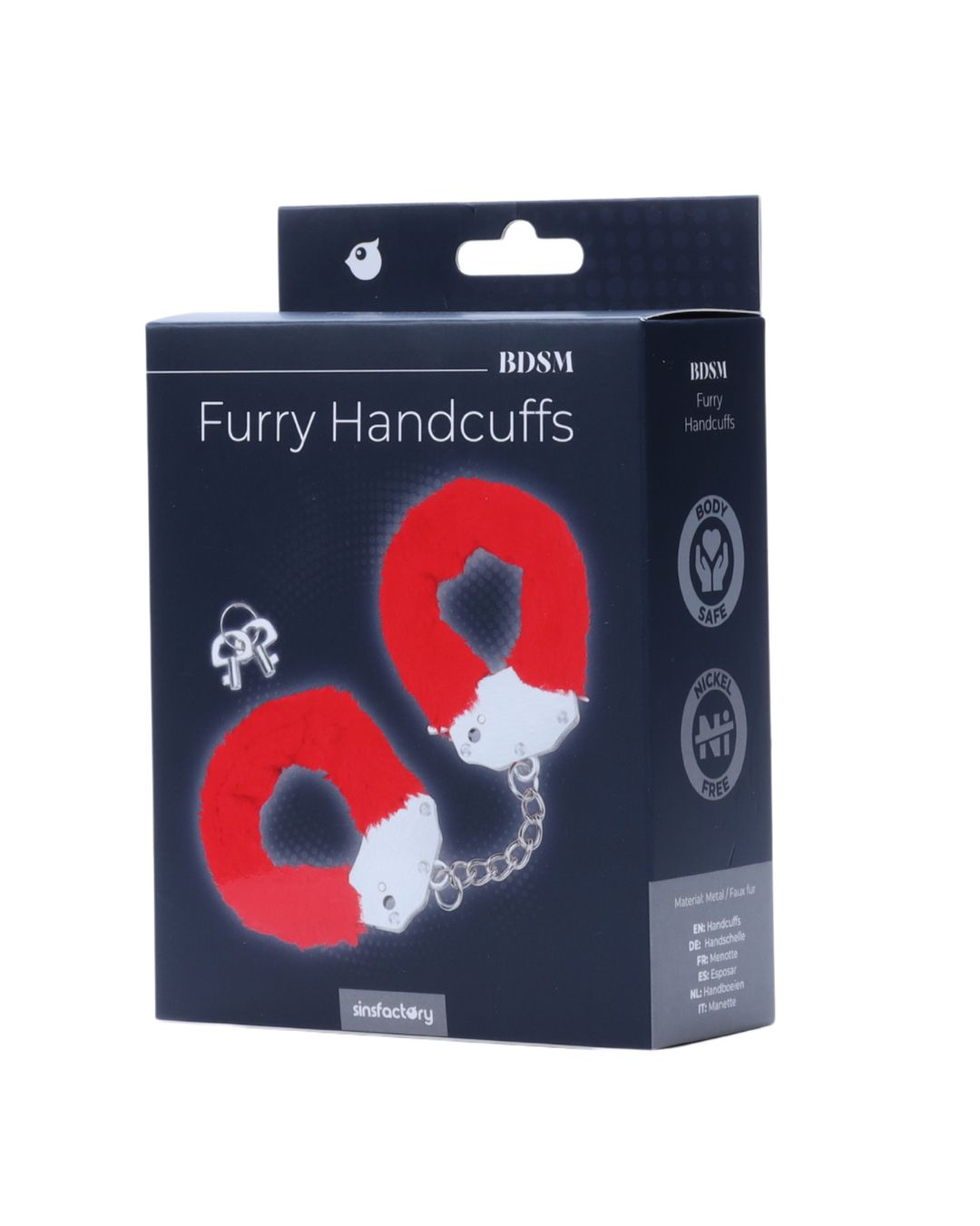 SinsFactory - Furry Fun Cuffs - Red