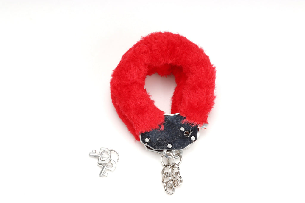 SinsFactory - Furry Fun Cuffs - Red