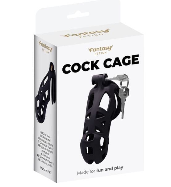 Fantasy Toys - Chastity Belt in ABS L - Black