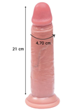 Fantasy Toys - Ultra Realistic Soft Skin Dildo - 21 cm