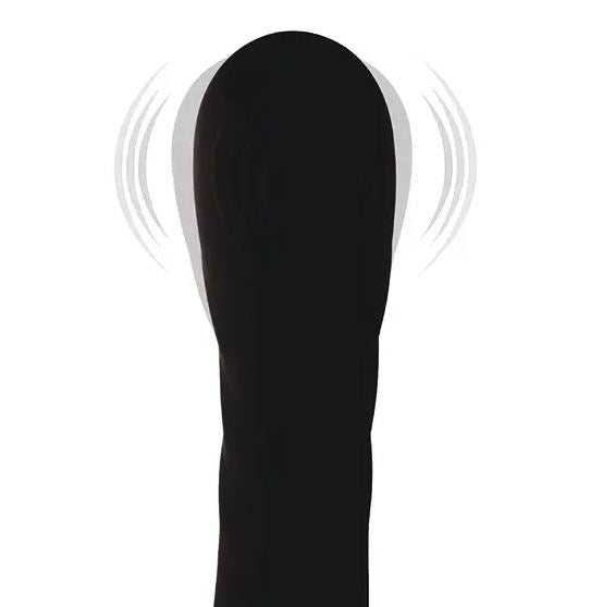 Fantasy Toys - 2-in-1 Wand and G-Spot Vibrator - Black - Pontus