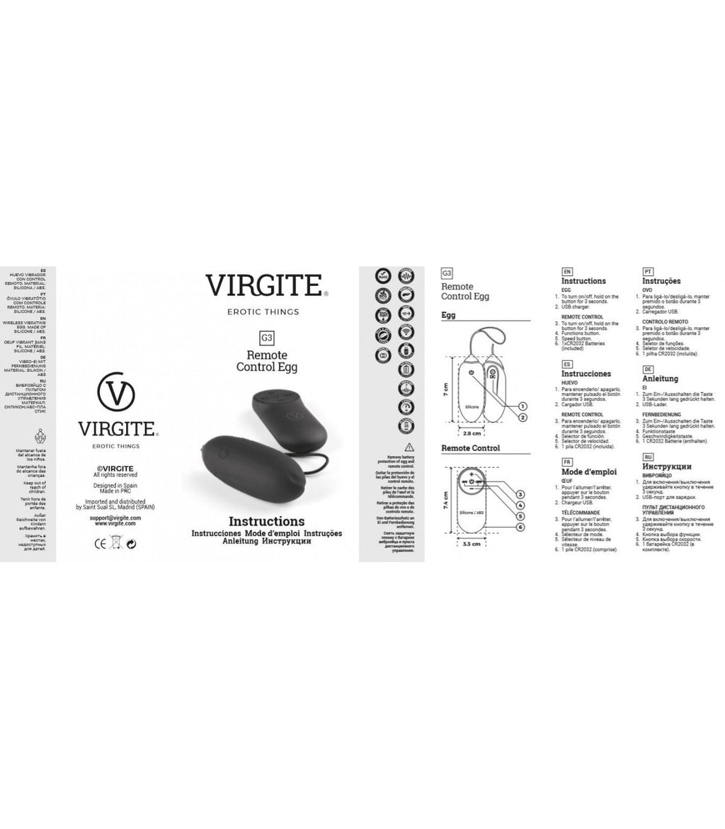 G3 RECHARGEABLE BLUE VIBRATING EGG