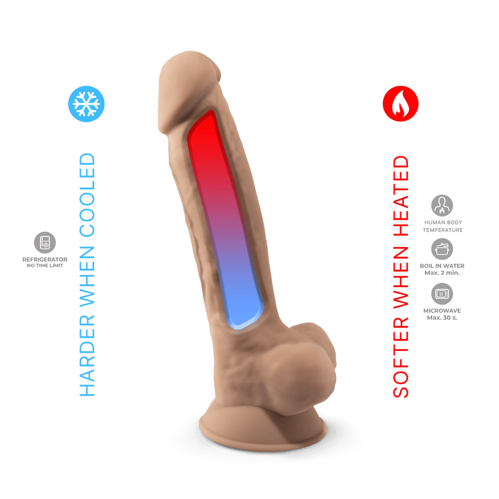 Silexd - Premium Silicone Dildo Mod.1 7'' - Flesh Color