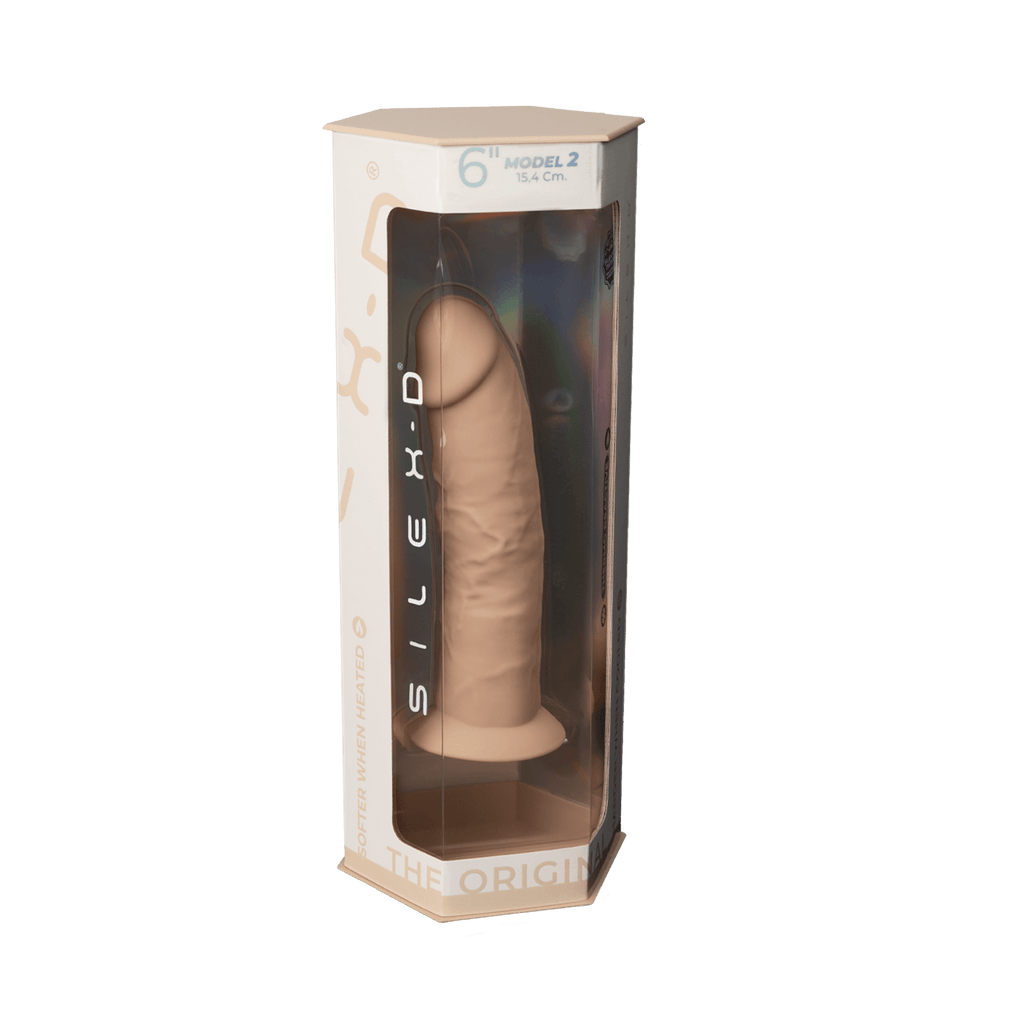Silexd - Premium Silicone Dildo Mod.2 6'' - Flesh Color