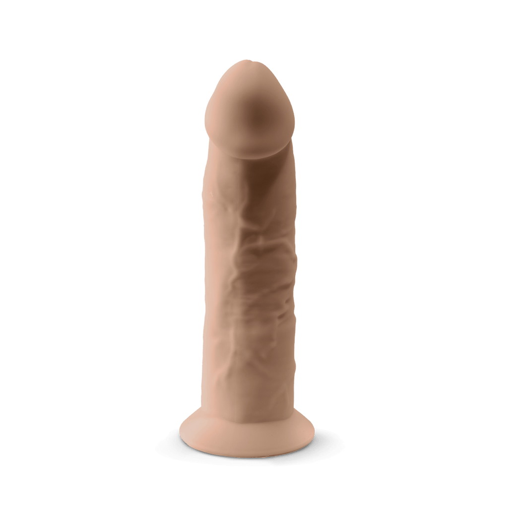 Silexd - Premium Silicone Dildo Mod.2 7.5'' - Flesh-colored