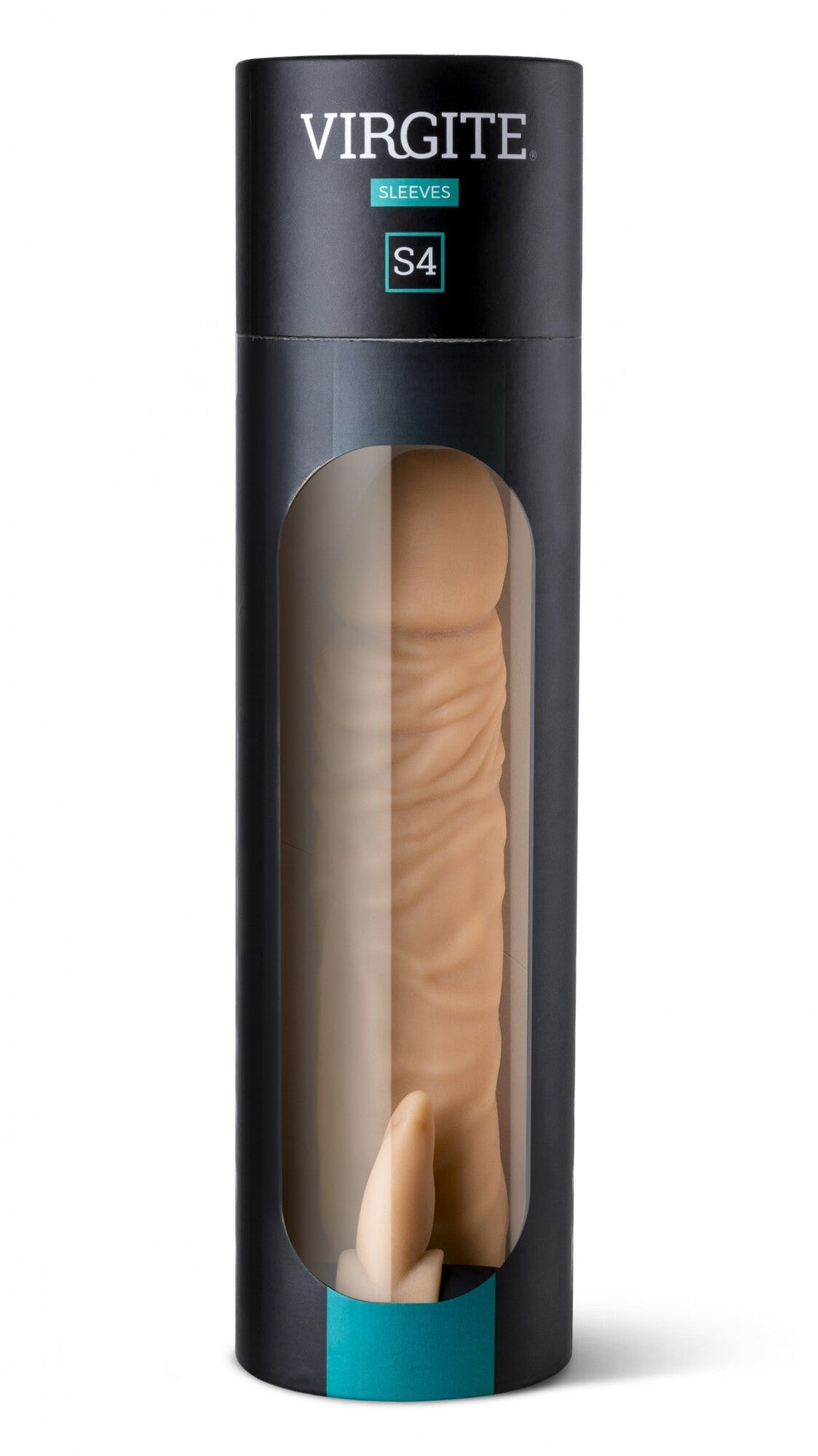 REALISTIC PENIS SLEEVE S4 FLESH 20 CM WITH VIBRATION