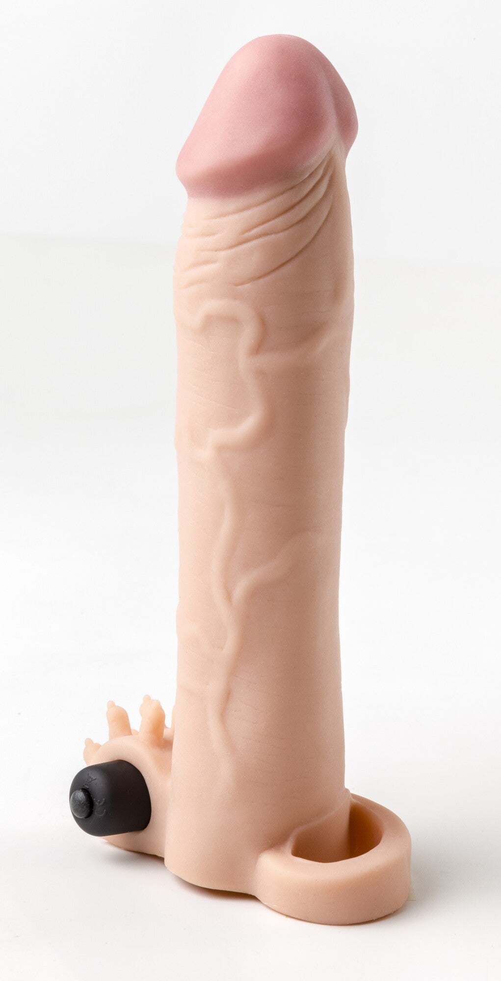 REALISTIC PENIS SHEATH S5 FLESH 19 CM WITH VIBRATION
