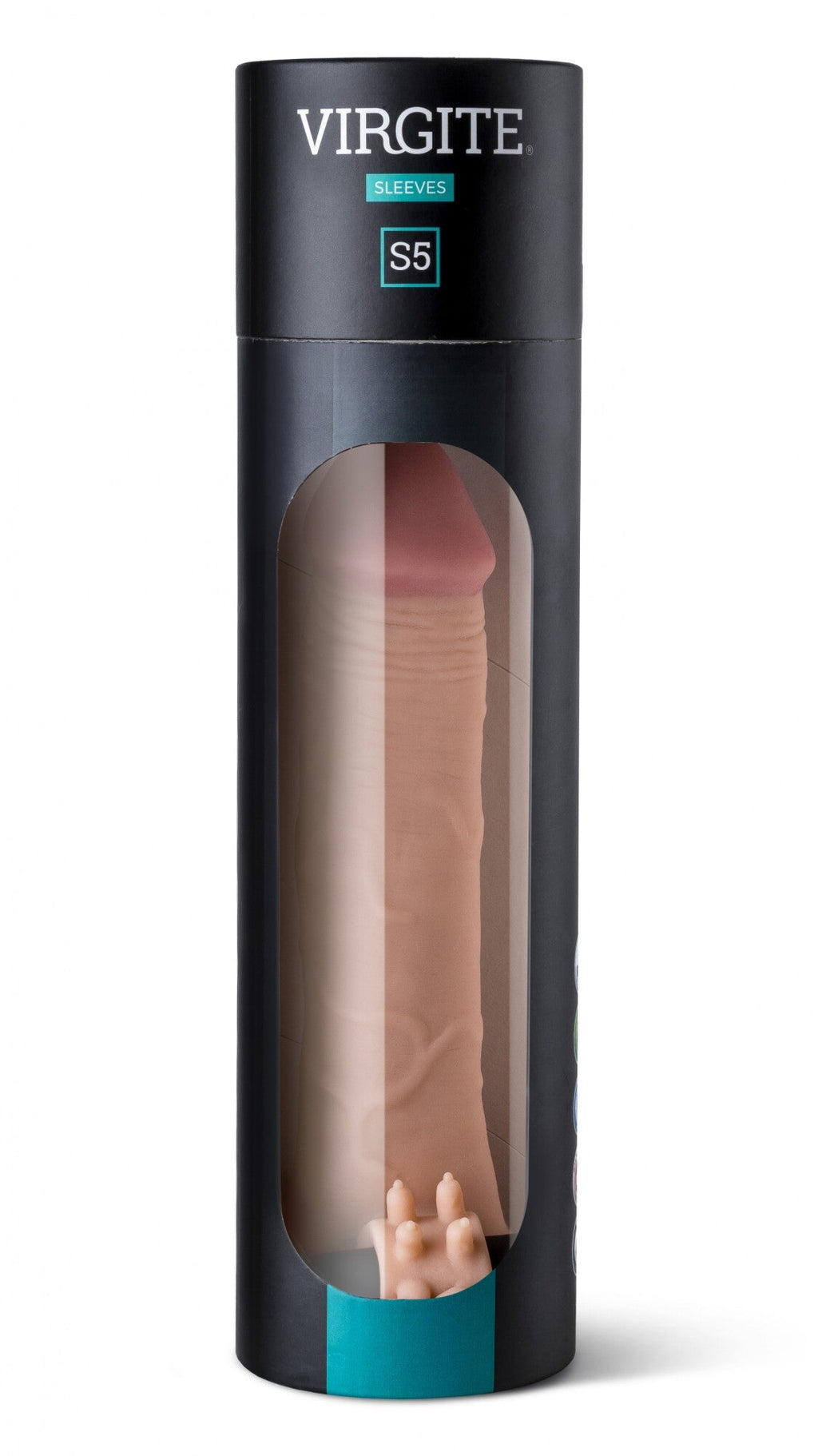 REALISTIC PENIS SHEATH S5 FLESH 19 CM WITH VIBRATION