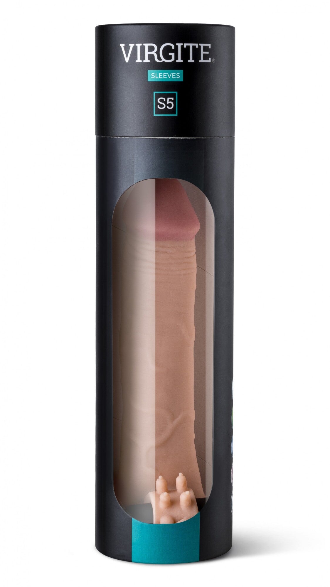 REALISTIC PENIS SHEATH S5 FLESH 19 CM WITH VIBRATION