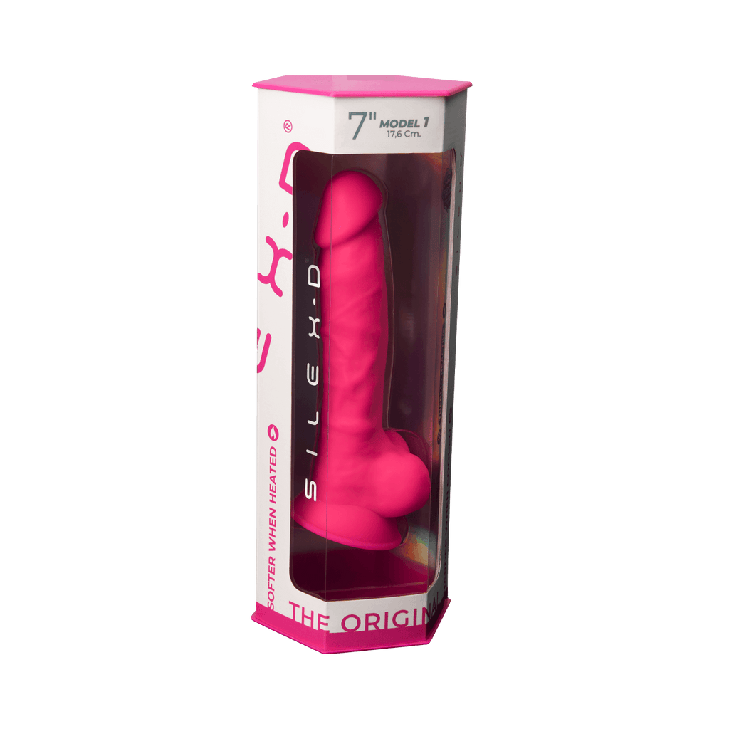 Silexd - Premium Silicone Dildo Mod.1 7'' - Pink
