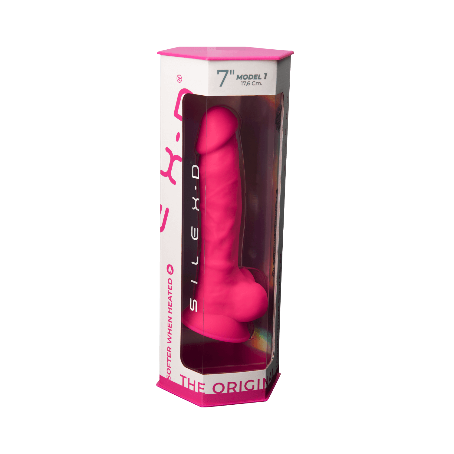 Silexd - Premium Silicone Dildo Mod.1 7'' - Pink