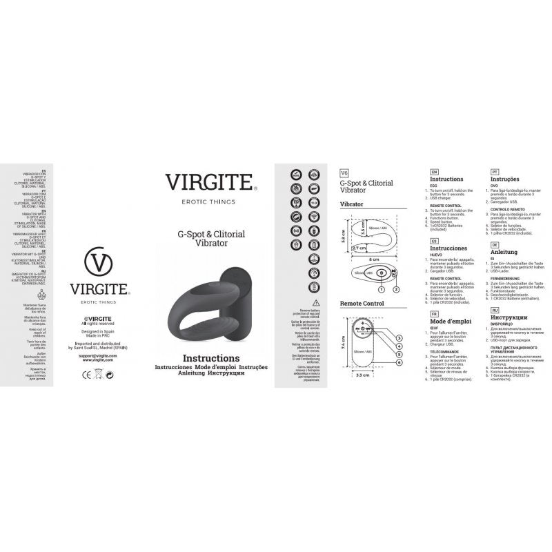 G-SPOT AND CLITORAL VIBRATOR E12 BLUE