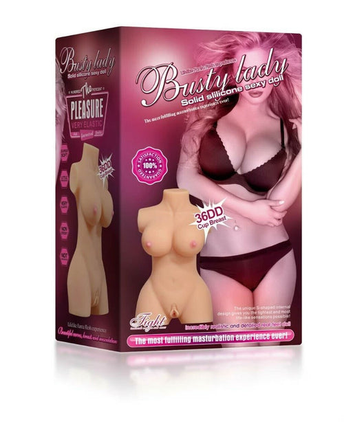 Busty female torso sex doll