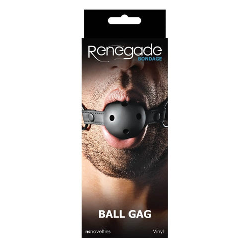 Black Renegade Bondage Ball Gag