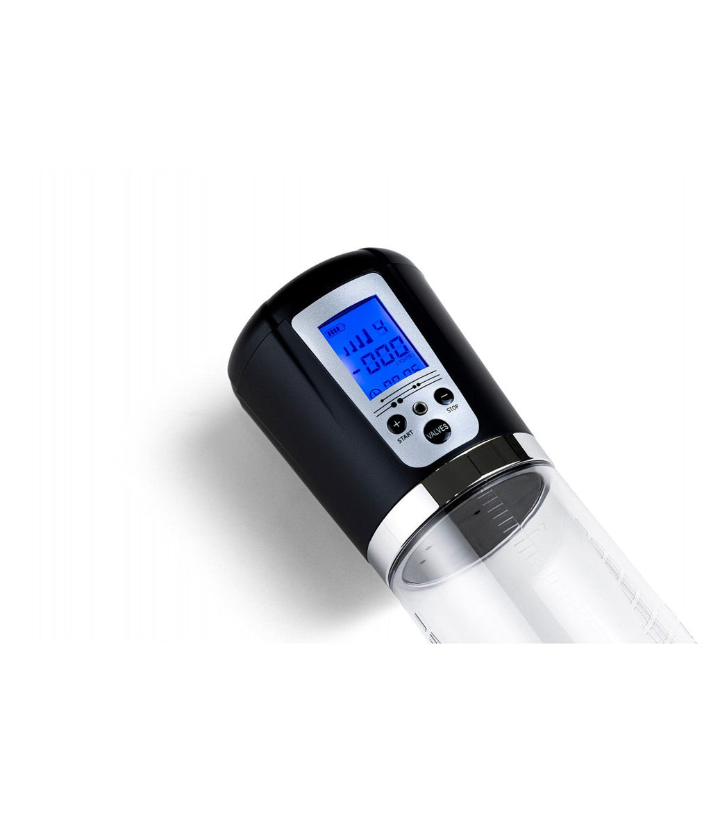 AUTOMATIC PENIS PUMP WITH USB DISPLAY GREY