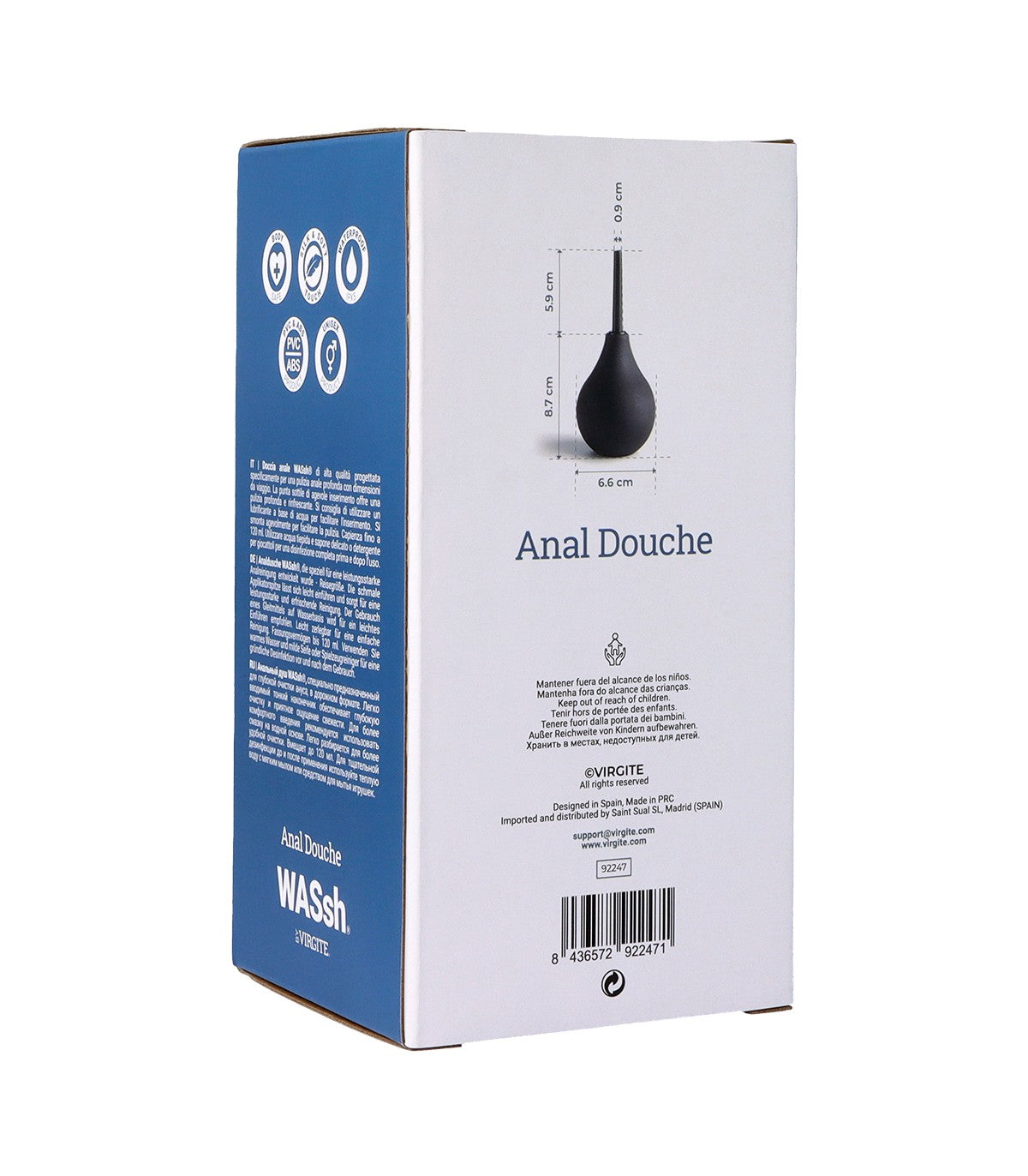BLACK ANAL ENEMA 120 ML
