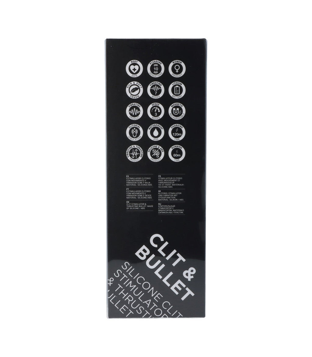 QIOT CLITORAL STIMULATOR - THRUSTING BULLET