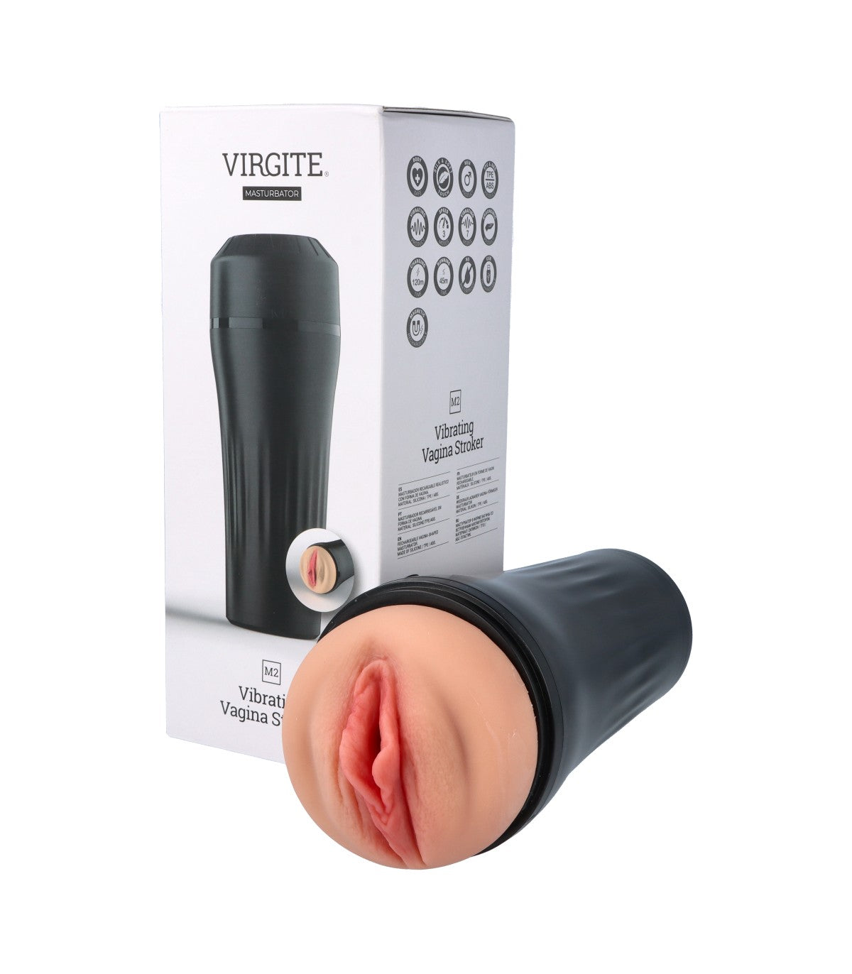 M2 USB VIBRATING MASTURBATOR FLESH VAGINA