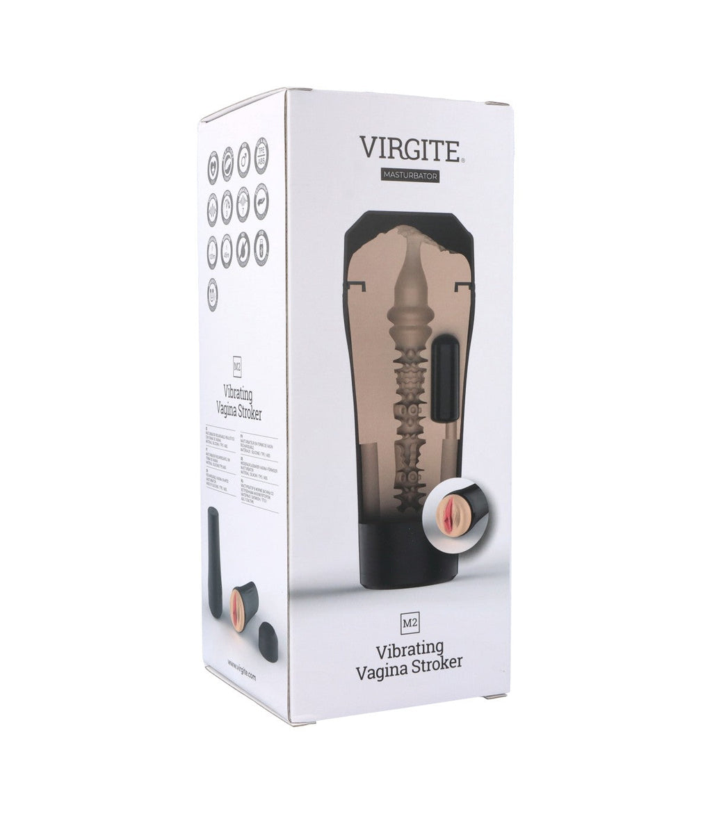 M2 USB VIBRATING MASTURBATOR FLESH VAGINA