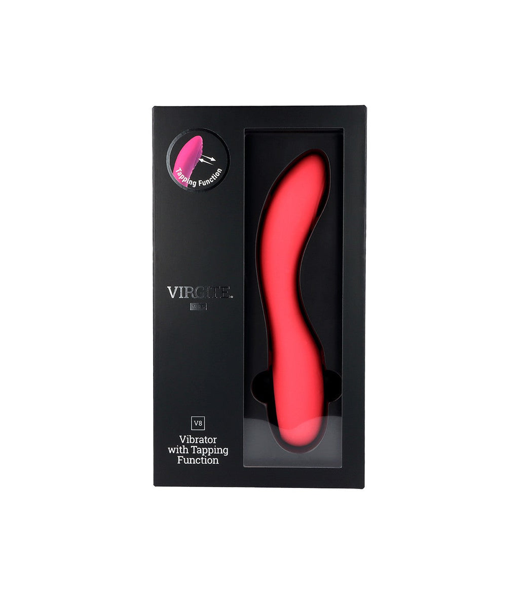 RECHARGEABLE PINK V8 TAPPING VIBRATOR