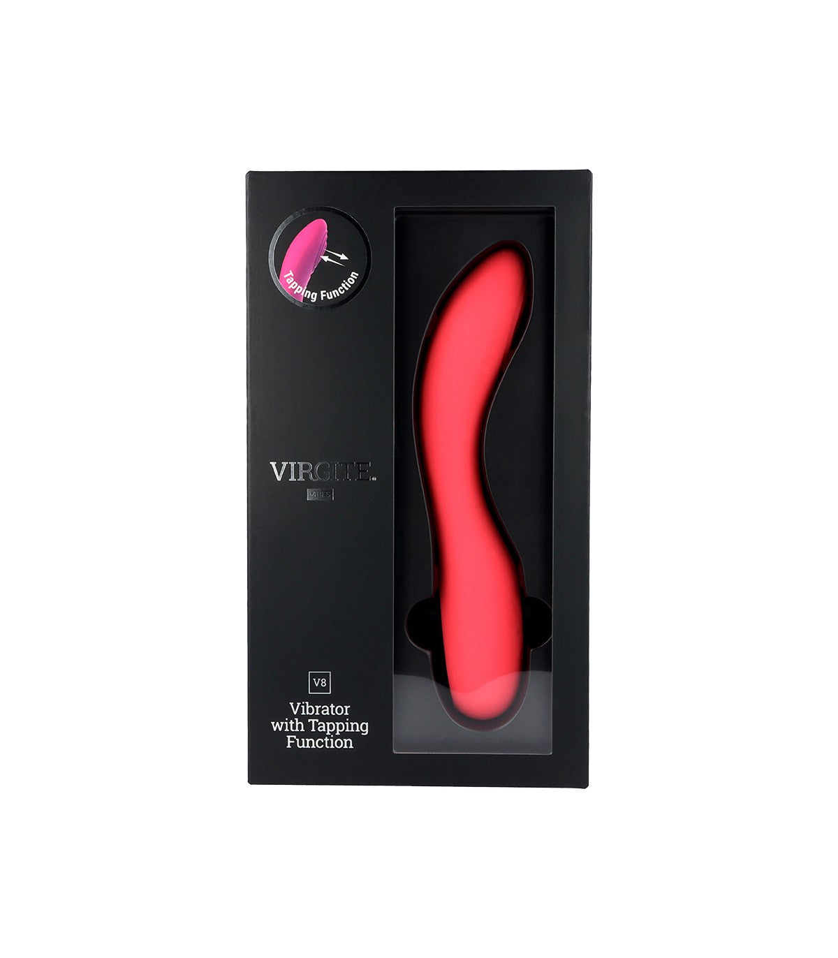 RECHARGEABLE PINK V8 TAPPING VIBRATOR