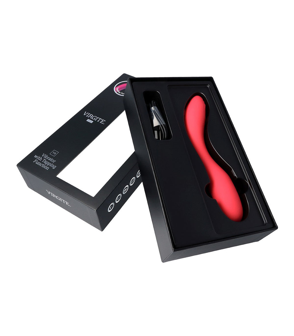 RECHARGEABLE PINK V8 TAPPING VIBRATOR