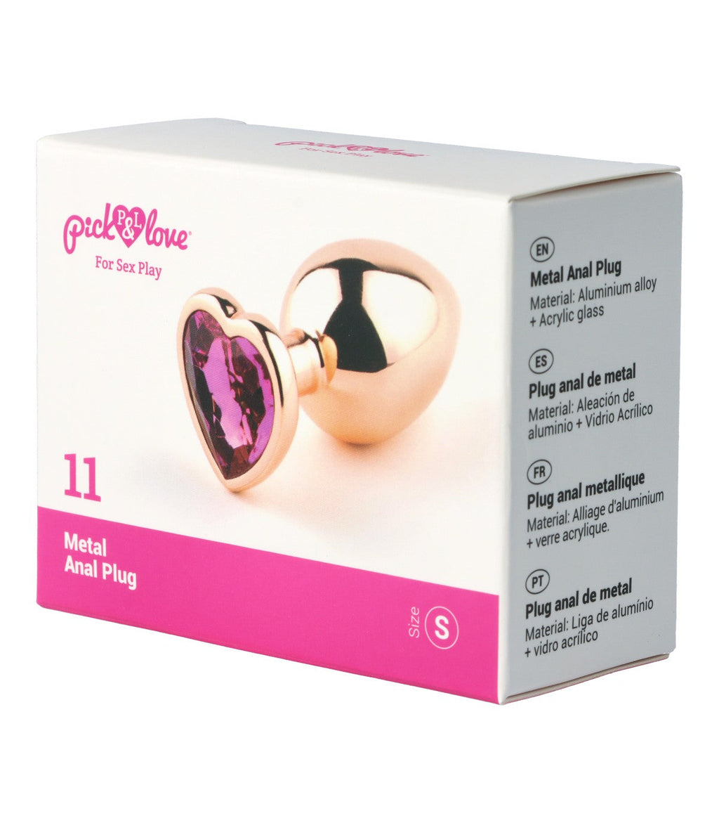 No. 11 METAL BUTT PLUG SIZE S