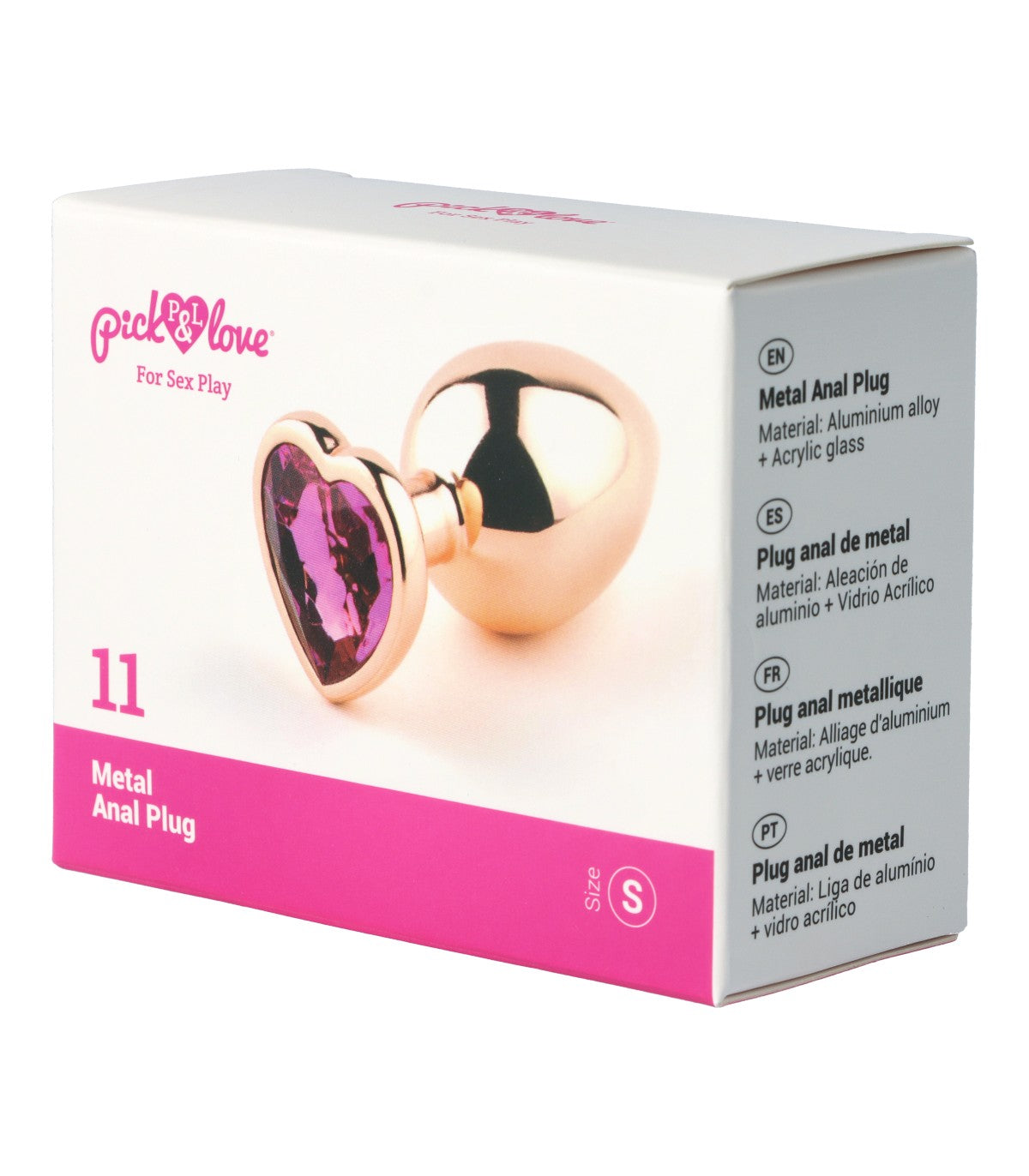 No. 11 METAL BUTT PLUG SIZE S