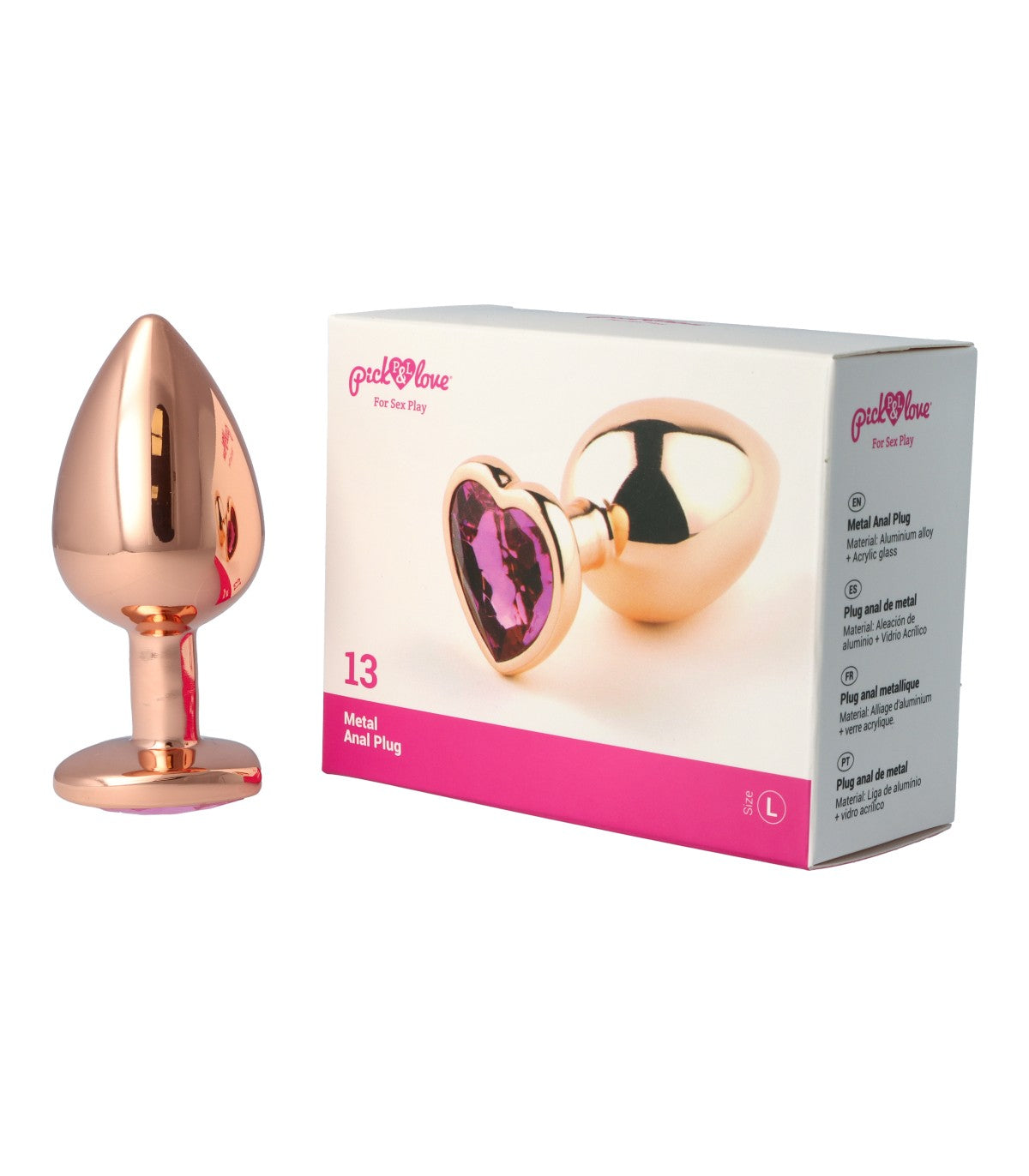N. 13 METAL BUTT PLUG SIZE L