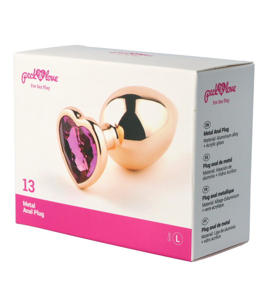 N. 13 METAL BUTT PLUG SIZE L